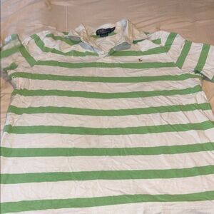 Ralph Lauren White and Green Polo Shirt